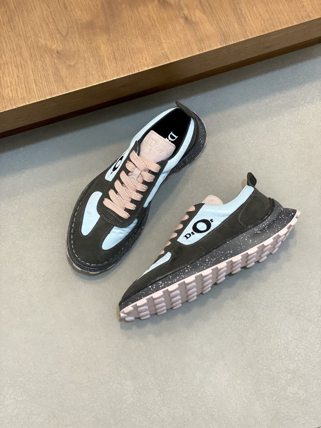 Dior Paneled Low-Top Sneakers