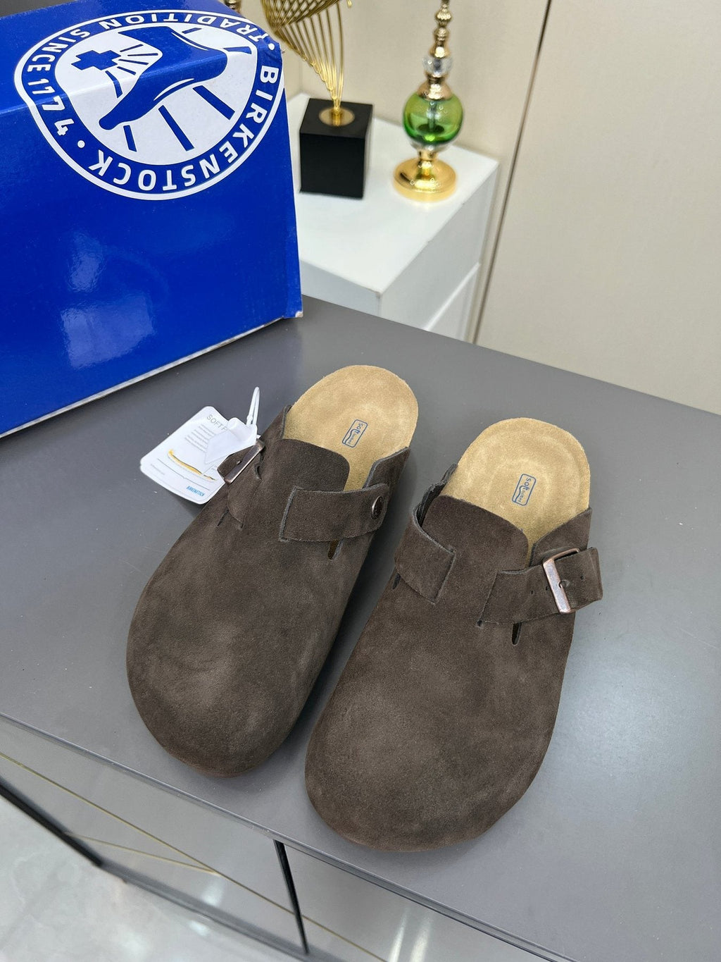 Birkenstock Closed-Toe Buckle Clogs