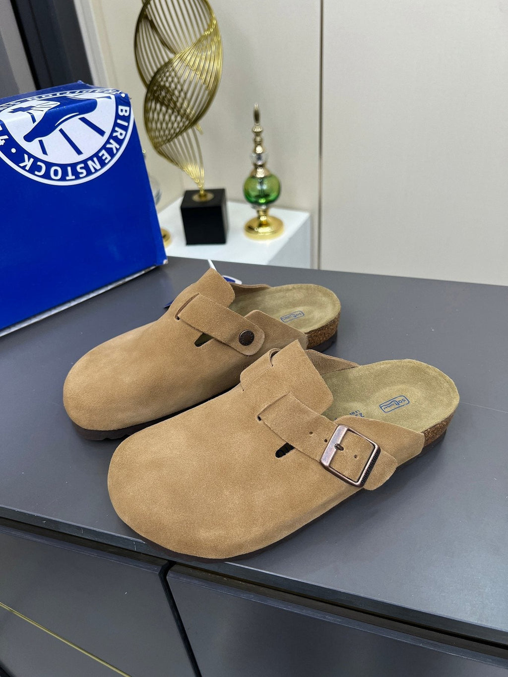 Birkenstock Closed-Toe Buckle Clogs