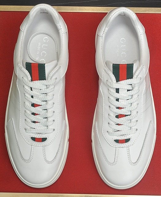 Gucci Web Stripe Low-Top Sneakers