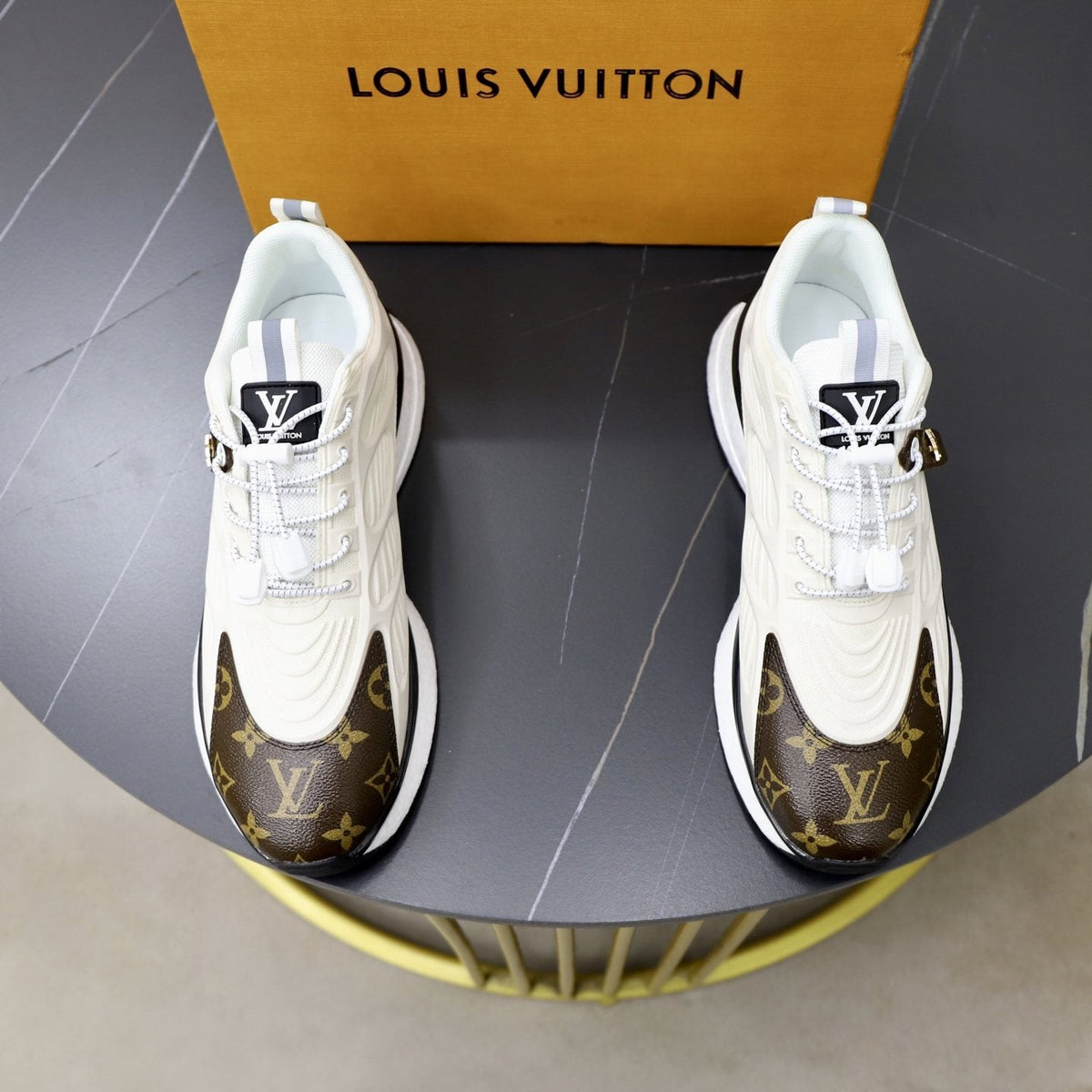 Louis Vuitton Men's Monogram Panel Sneakers