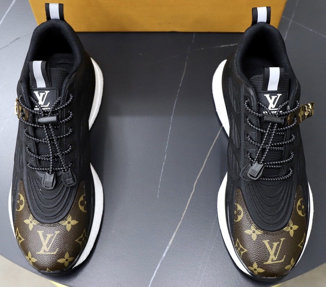 Louis Vuitton Men's Monogram Panel Sneakers