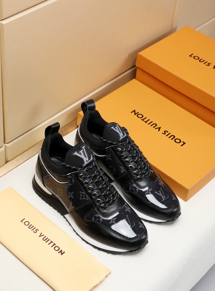 Louis Vuitton Monogram Panel Low-Top Sneakers