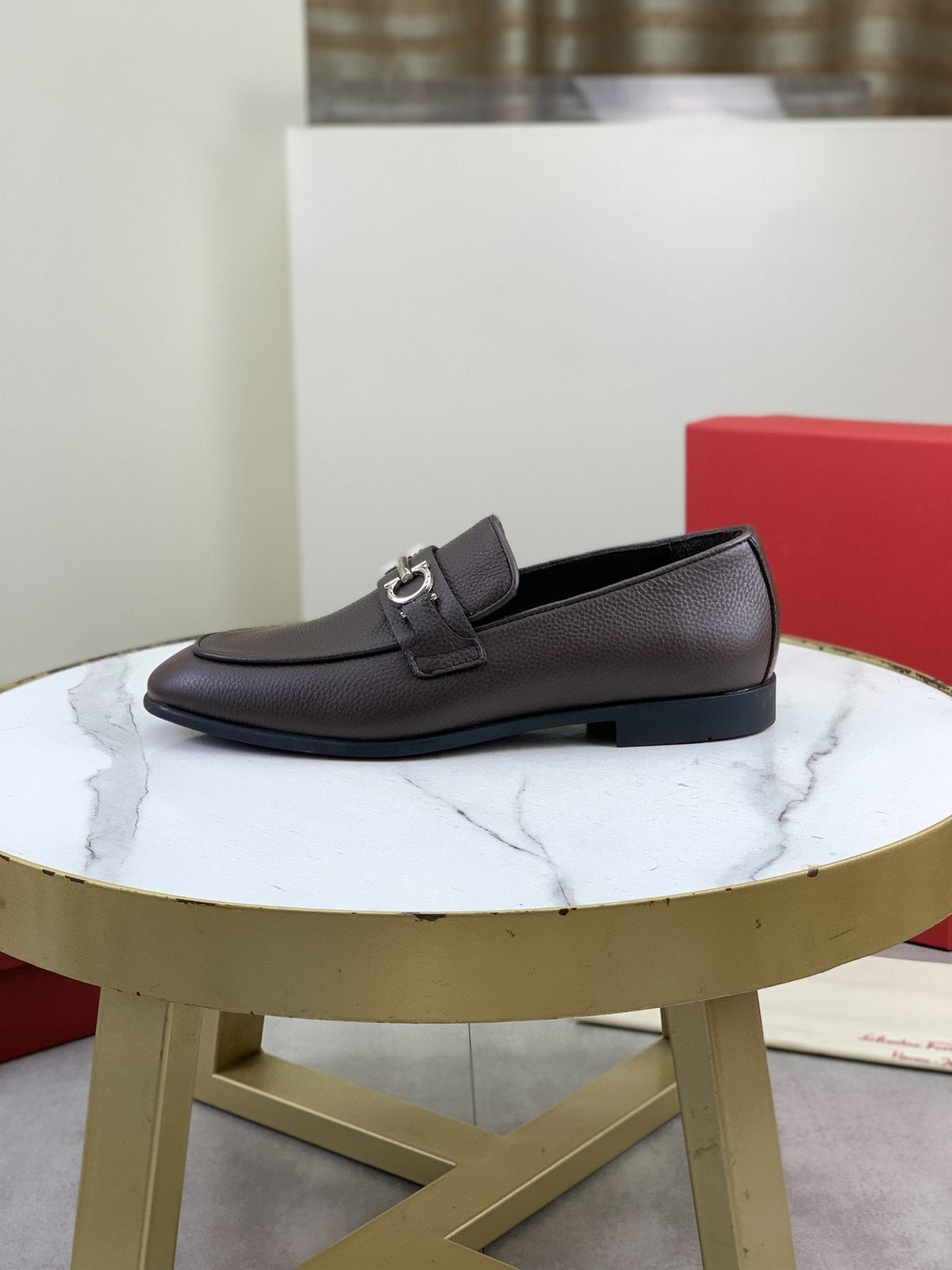 Salvatore Ferragamo Men's Textured Bit Loafers
