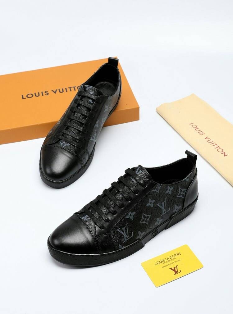 Louis Vuitton Monogram Panel Sneakers