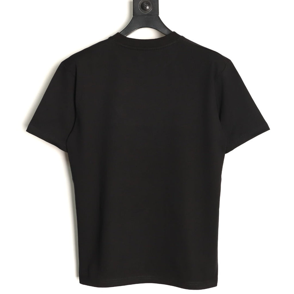 Louis Vuitton Paris Lettering and Daisy-Style Motif T-Shirt - Black